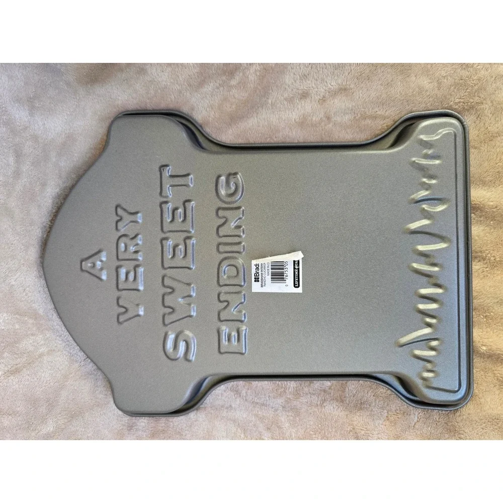 Bradshaw Halloween Tombstone Cake Pan A Very Sweet Ending Grey Metal Bakeware